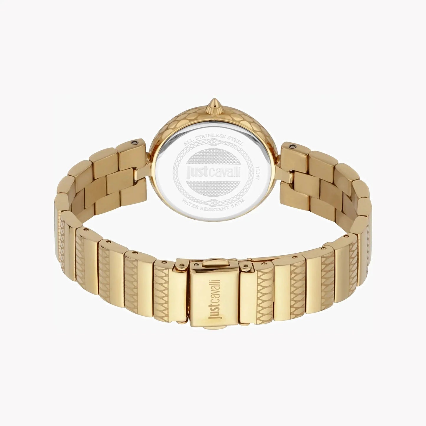 Just Cavalli Women's Gold Stainless Steel Watch, Silver Dial | Jc1l147m0065 by JUST CAVALLI