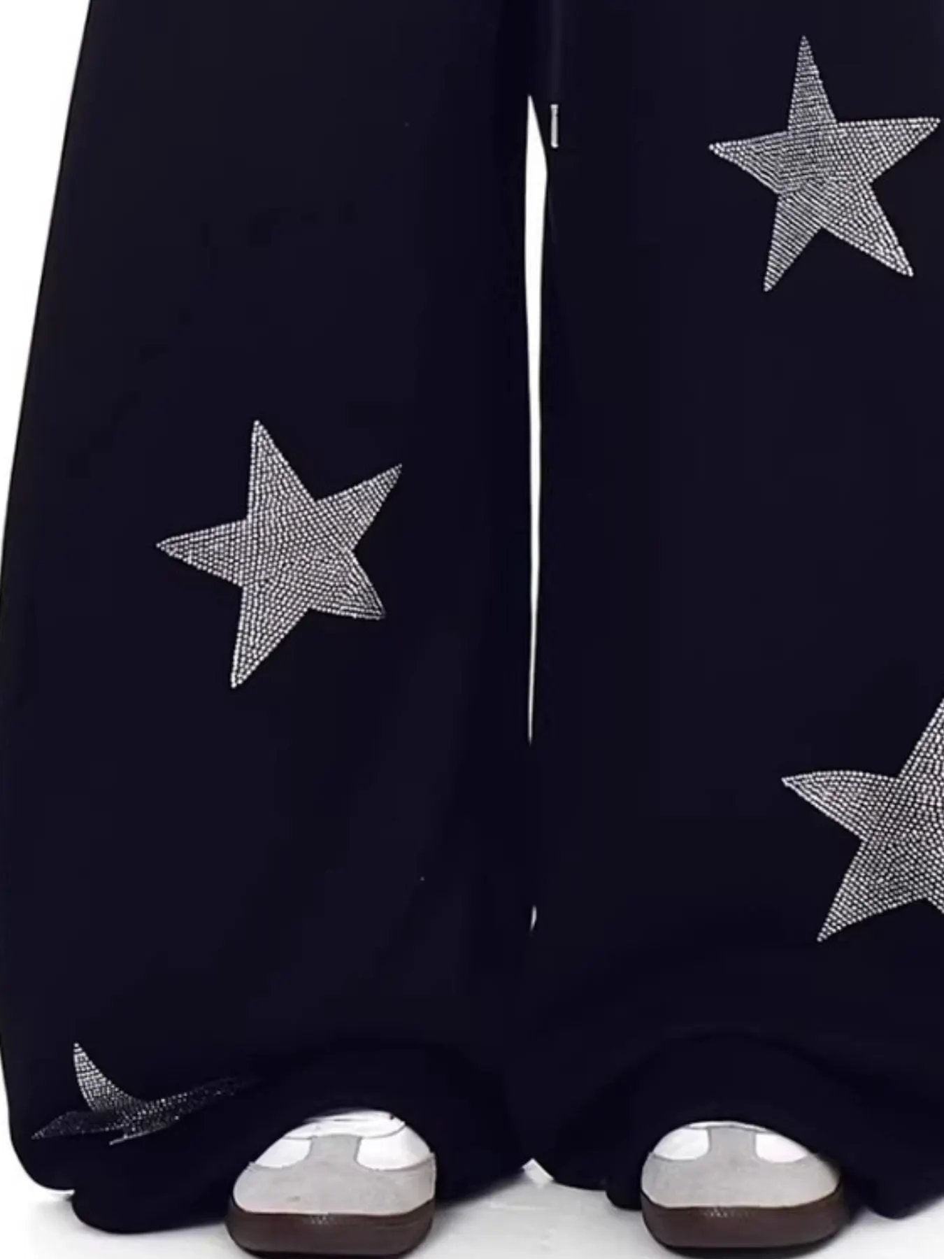 Men's Star-Embellished Wide Leg Pants by Partner Label