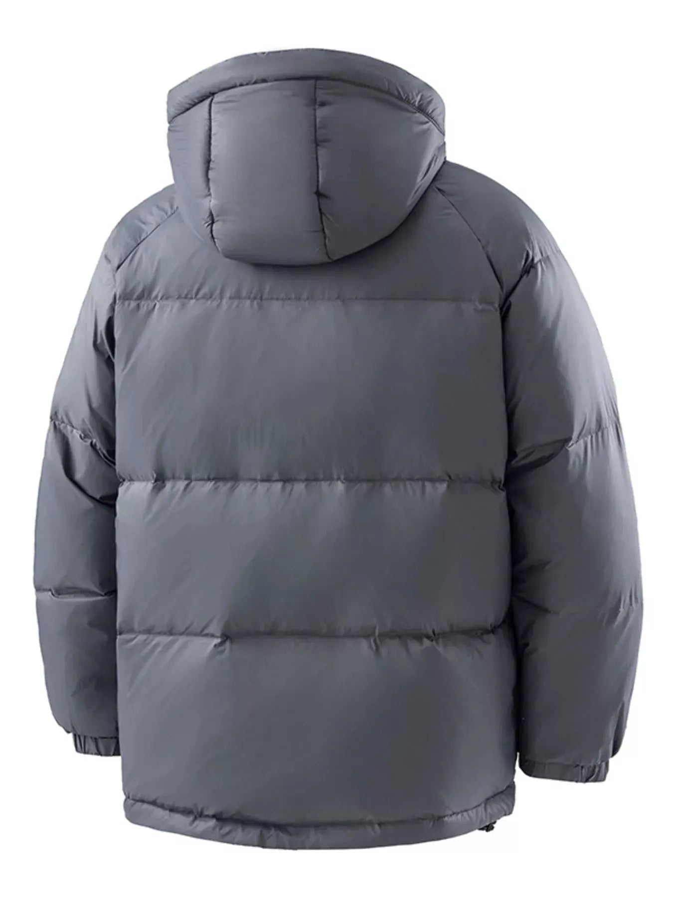 Men's Full Size Padded Hooded Puffer Jacket Plus Size by Partner Label