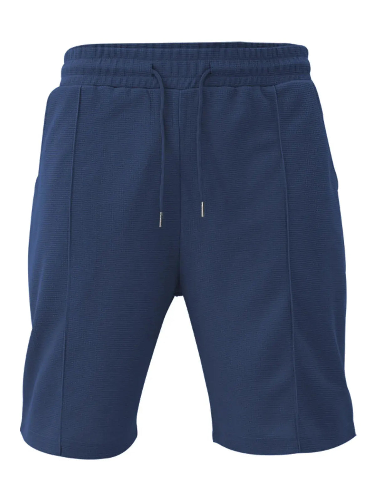 Men's Plus Size Quarter Zip Short Sleeve Top and Shorts Set by Trendsi