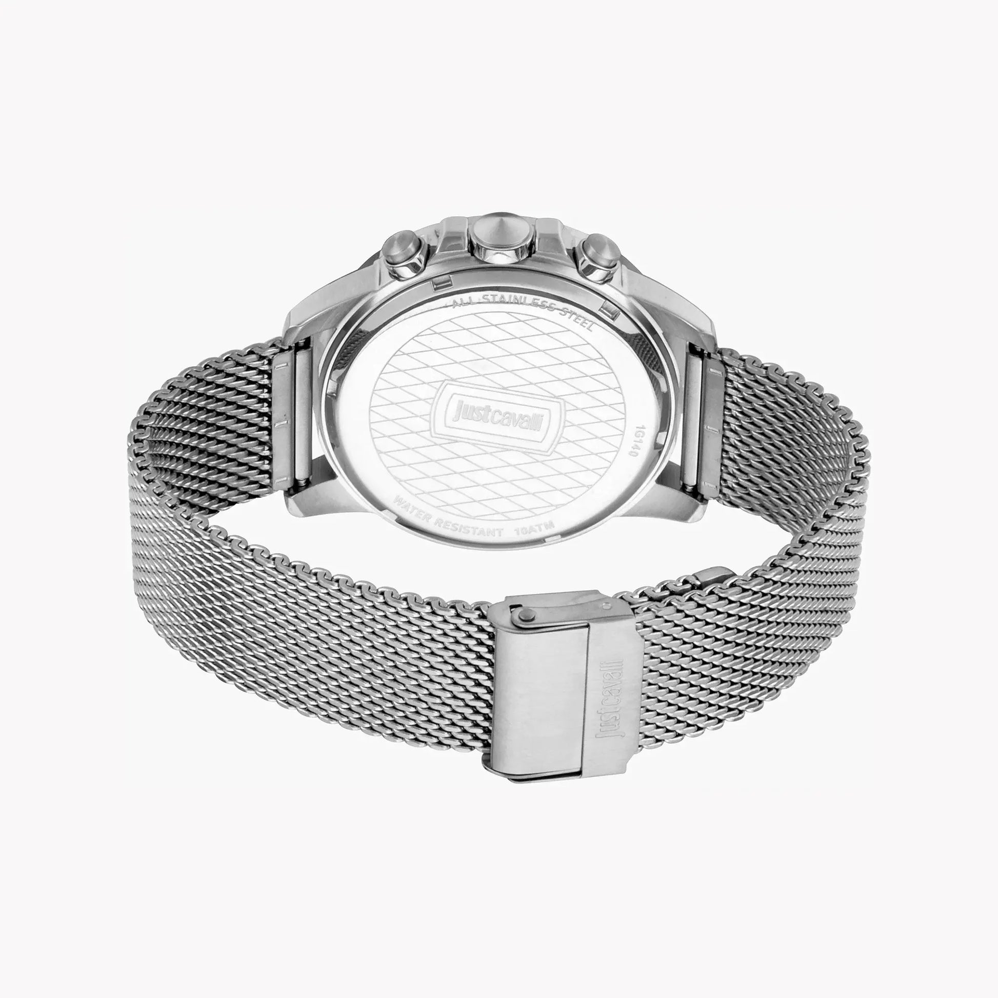 Just Cavalli Men's Silver Stainless Steel Watch, Silver Dial | Jc1g140m0055 by JUST CAVALLI