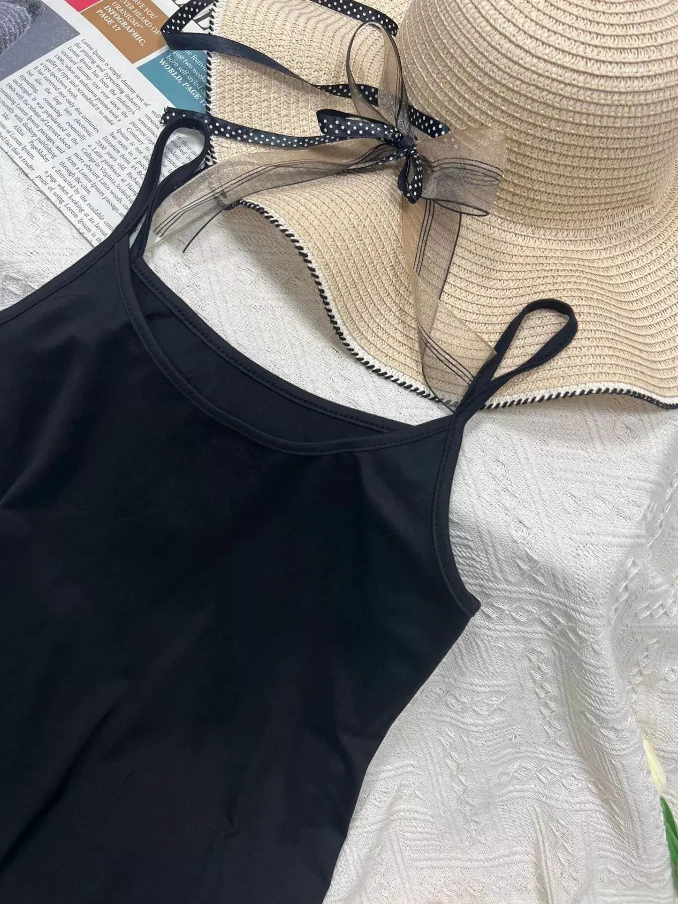 Scoop Neck Cami and Shorts Active Set by Trendsi