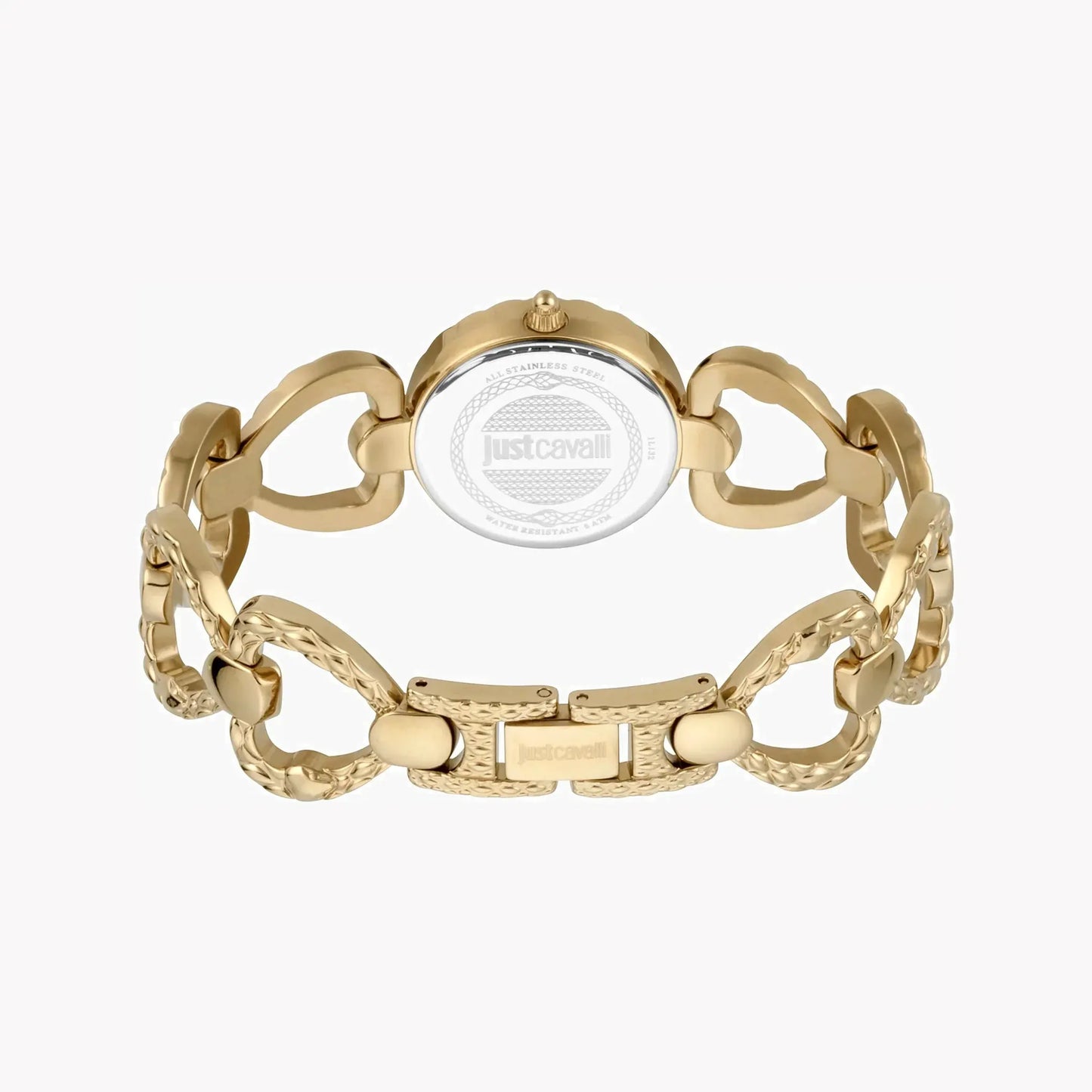 Just Cavalli Women's Gold Stainless Steel Watch, White Dial | Jc1l132m0025 by JUST CAVALLI