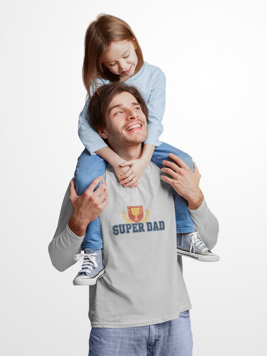 Super Dad Crewneck Sweatshirt | Dad Era, Varsity Text