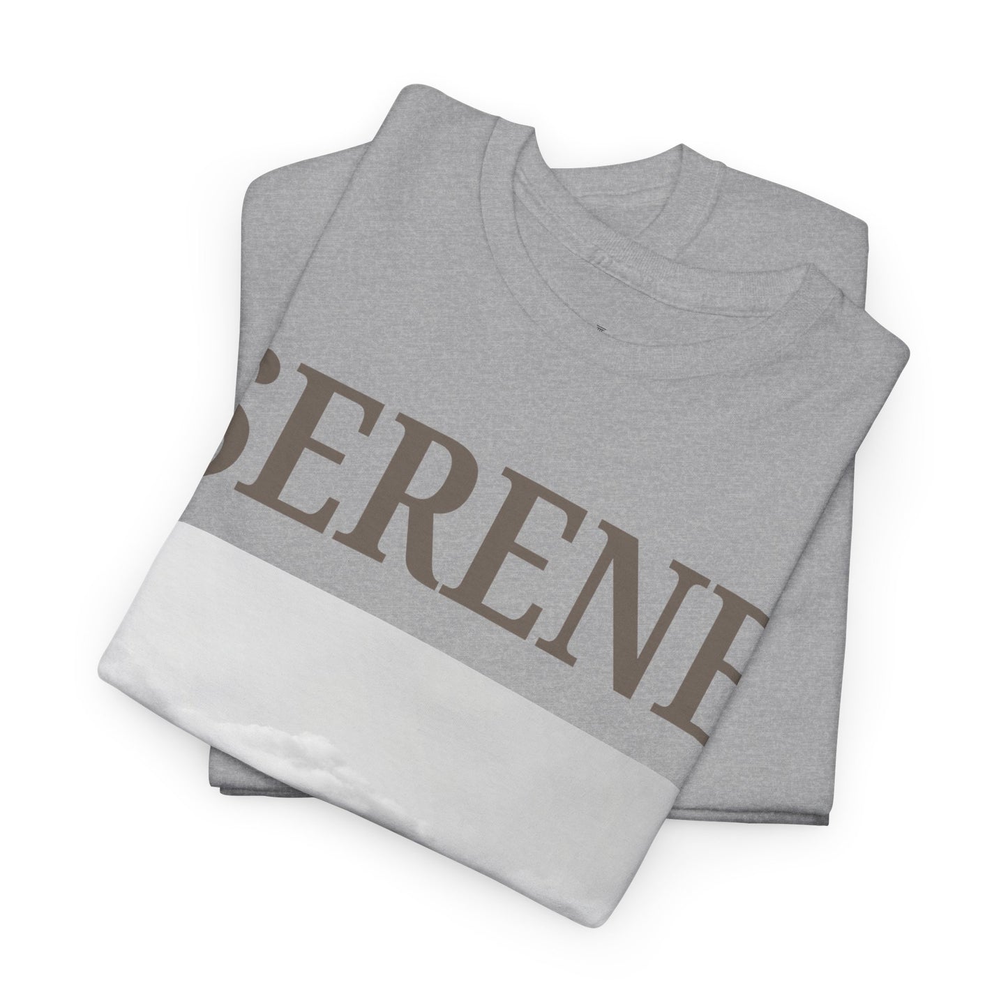 Serene Scenic T Shirt | Minimal Black and White Landscape Graphic Unisex Tee