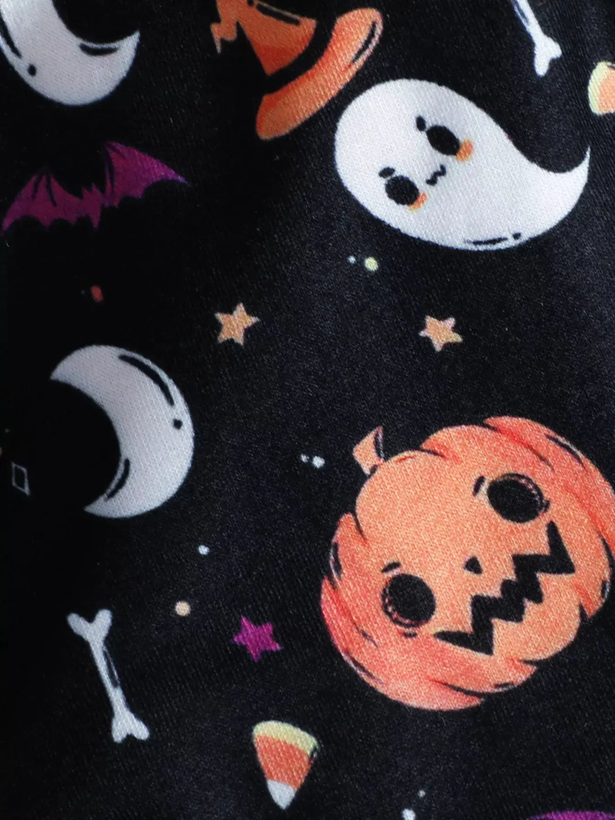 Children's Halloween Ghost Dress and Hooded Cape Set by Trendsi