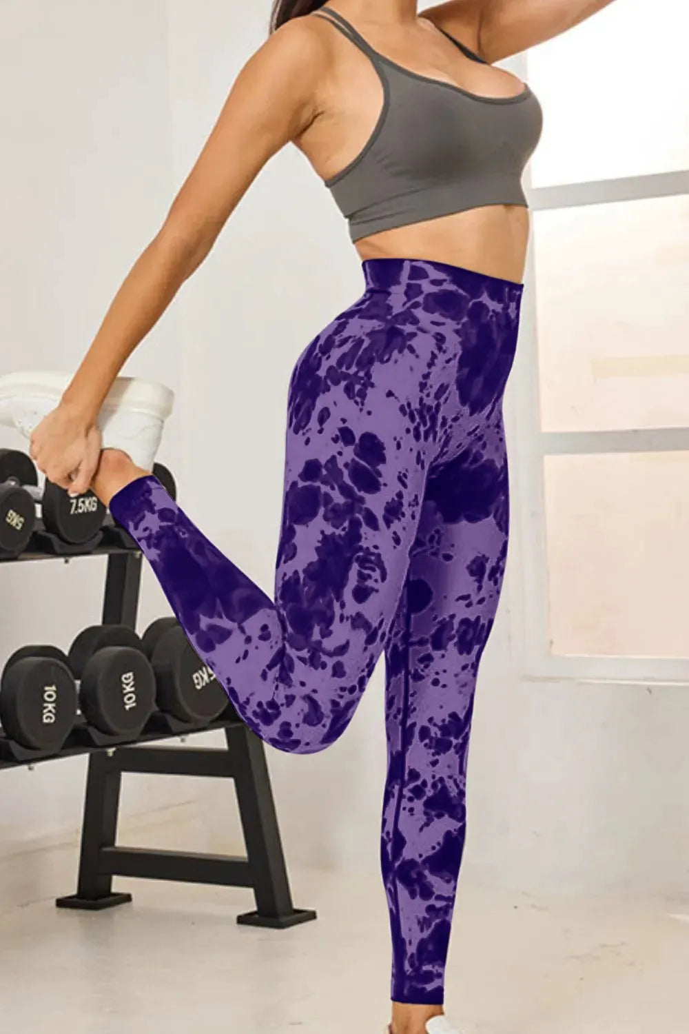 Tie-Dye High Waist Active Leggings by Partner Label