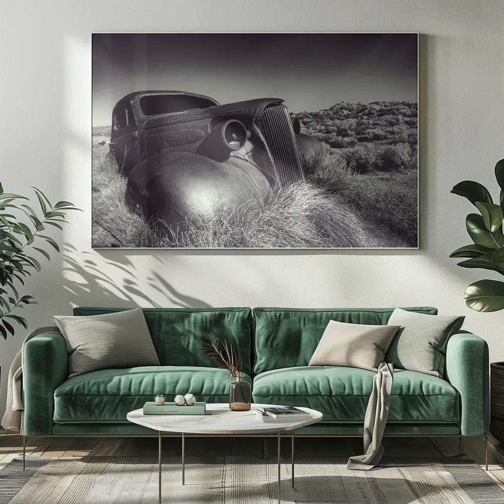 Wall art Disposed-Car by Mike Kreiten