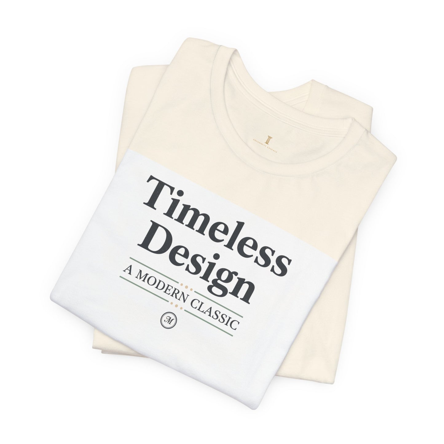 Timeless Design Serif Font Shirt | Literary Aesthetic Tee