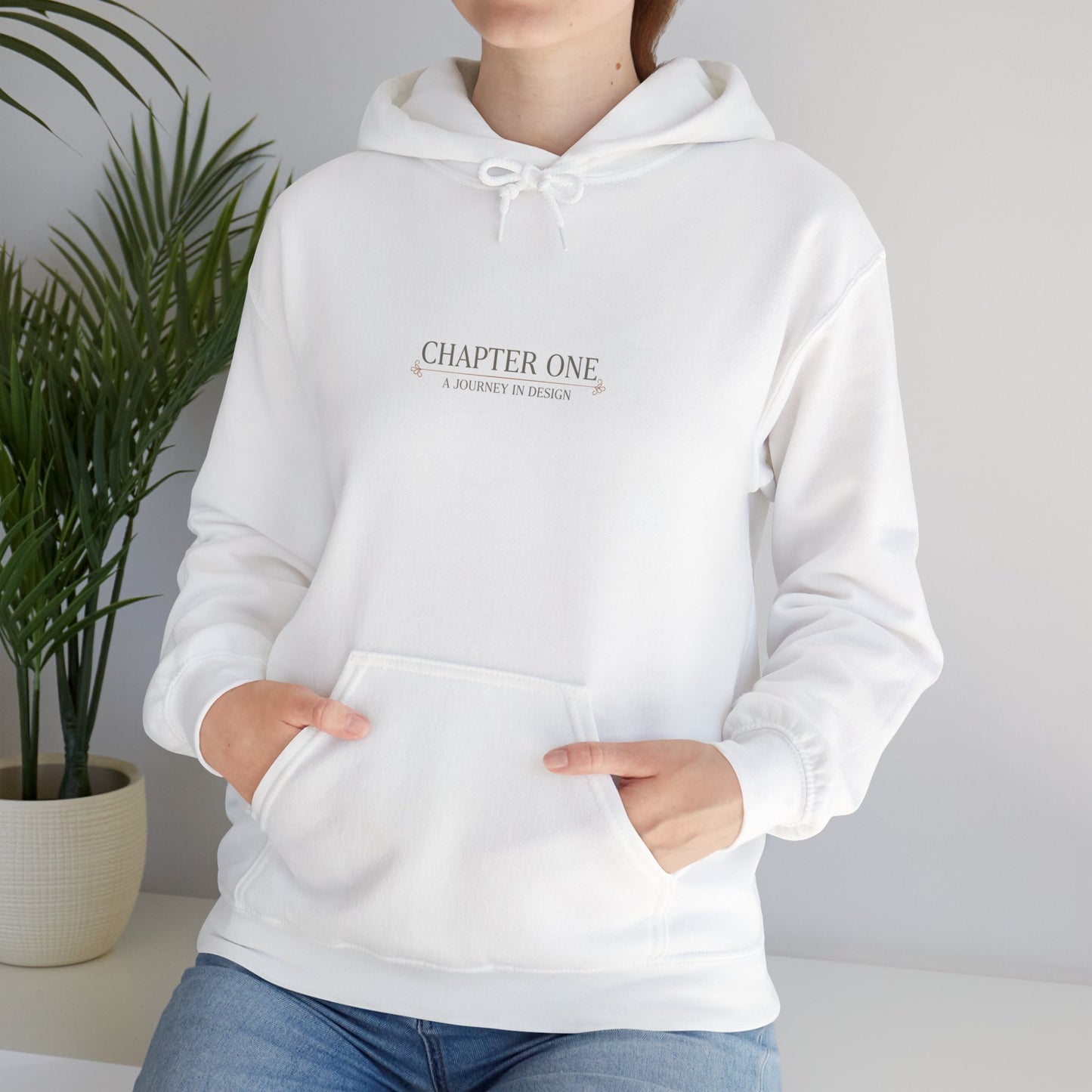 Chapter One serif hoodie | Literary aesthetic, quiet luxury typography