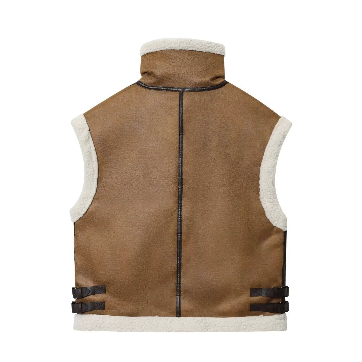 Women's Faux Shearling Leather Vest BYMANYC ® New York CONTEMPORARY VIBRANT MODERN FASHION - New Collection by BYMANYC ® New York