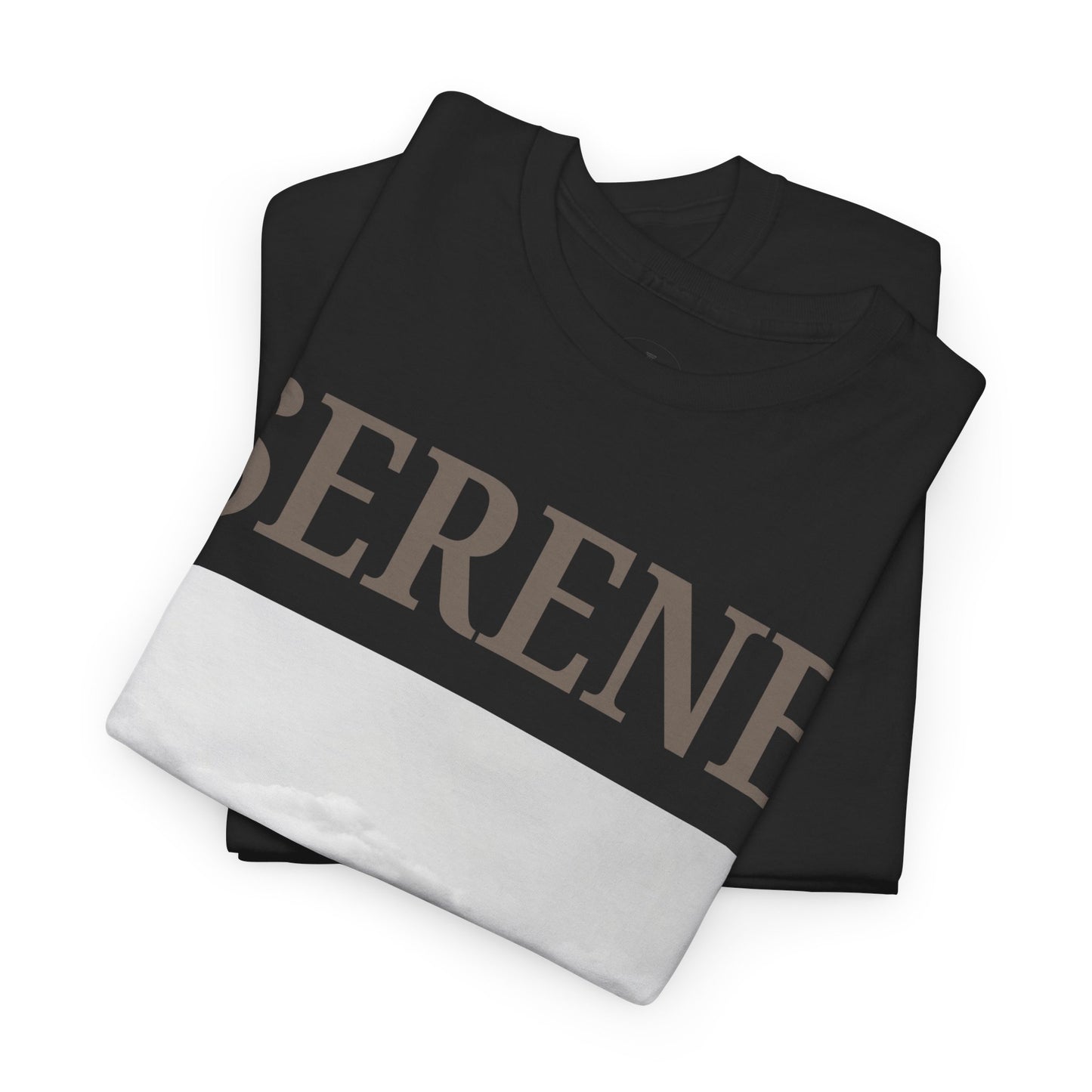 Serene Scenic T Shirt | Minimal Black and White Landscape Graphic Unisex Tee