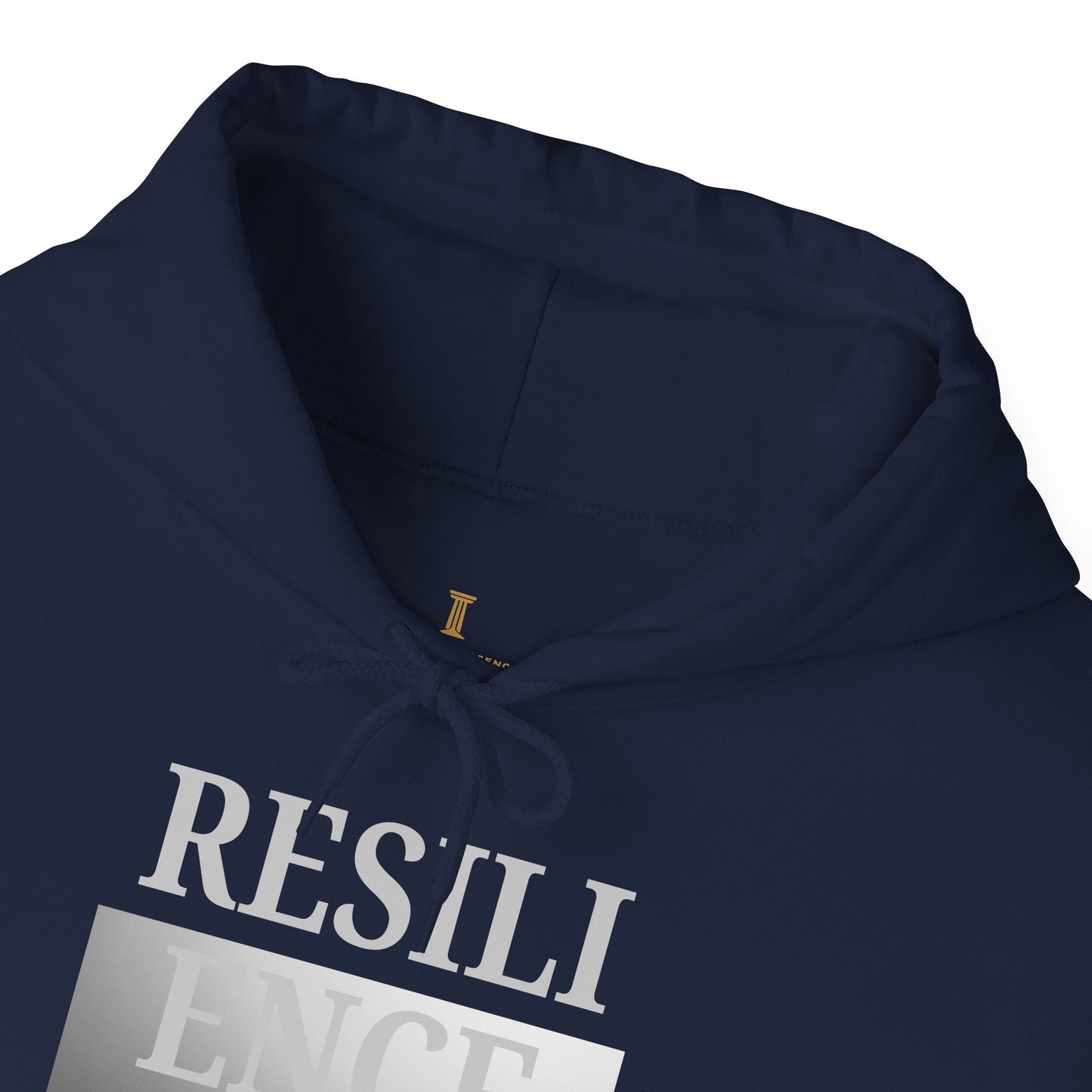 Resilience Hoodie — Minimalist Monochrome Photo Pullover