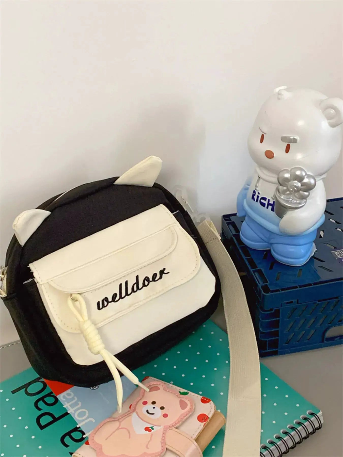 Adjustable Strap Crossbody Bag by Partner Label