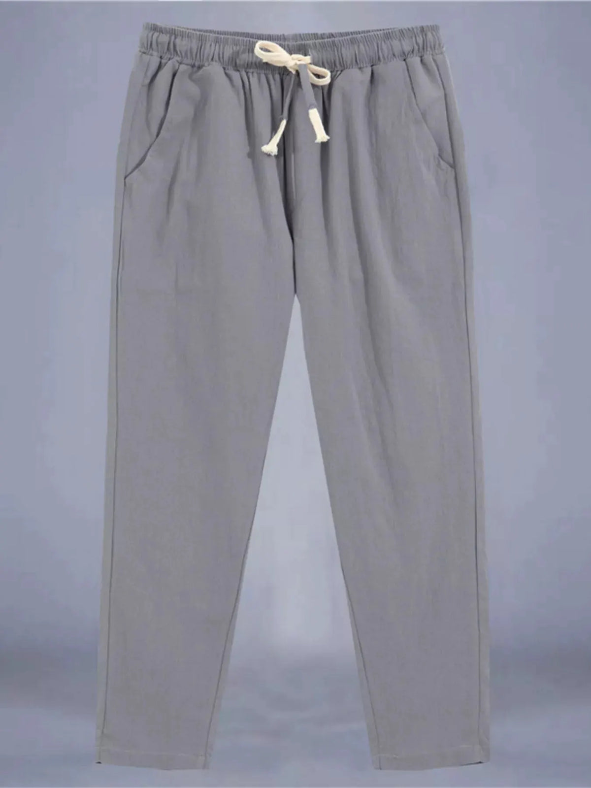 Men's Plus Size Drawstring Loose Fit Pants by Partner Label