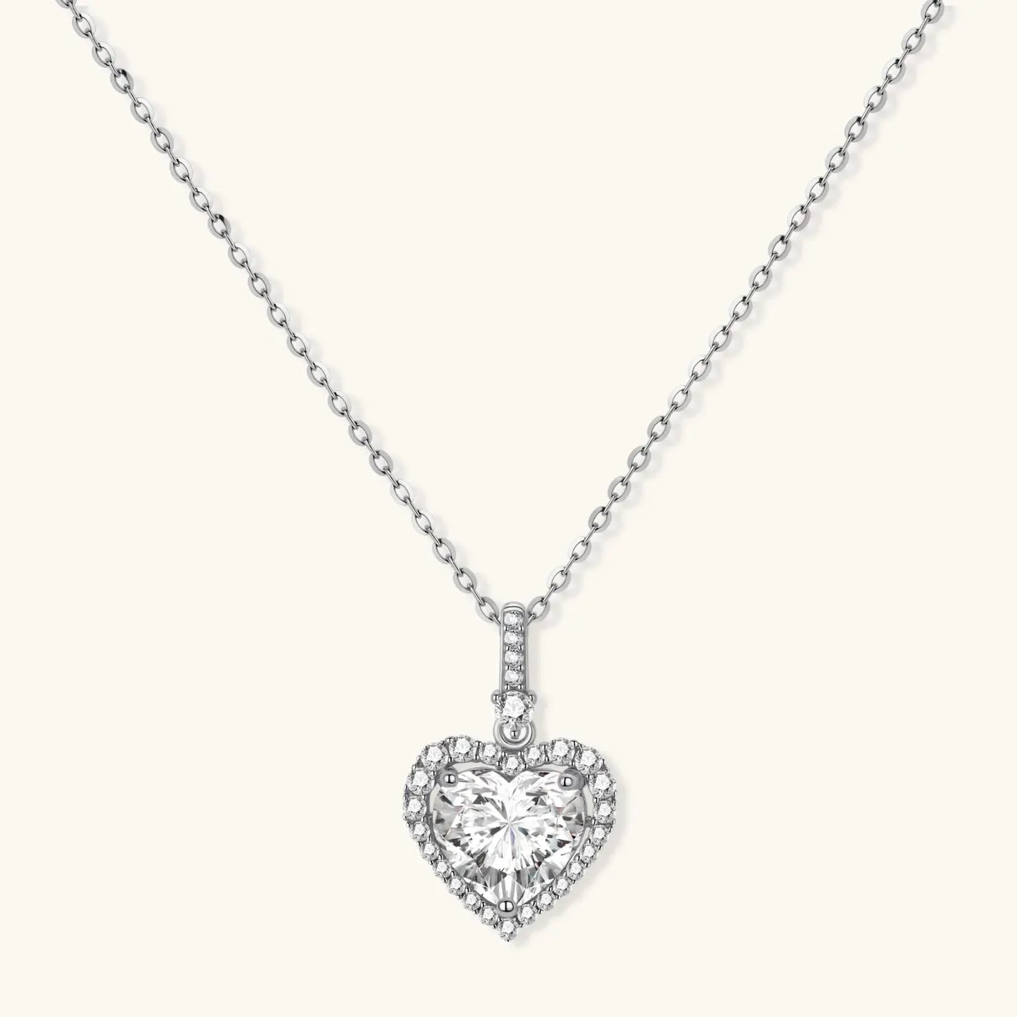 Heart Symphony Moissanite Set by Equanimity Essence.