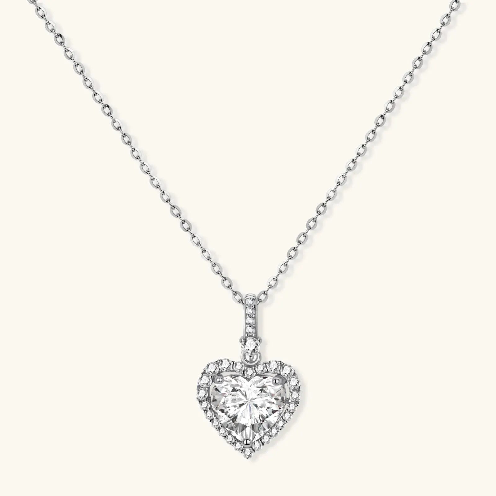 Heart Symphony Moissanite Set by Equanimity Essence.