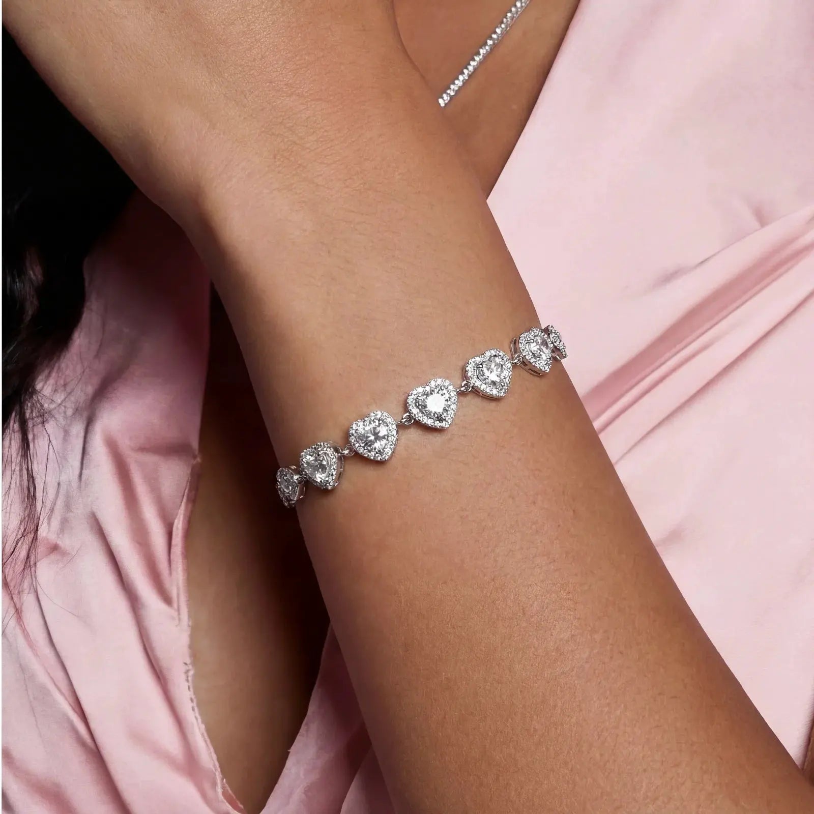 Heart Symphony Moissanite Set by Equanimity Essence.