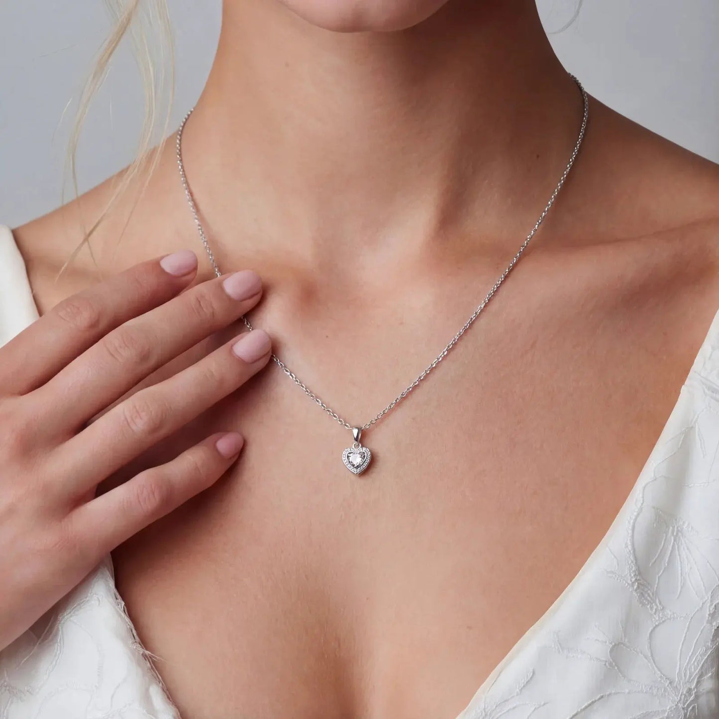 Heart Symphony Moissanite Set by Equanimity Essence.