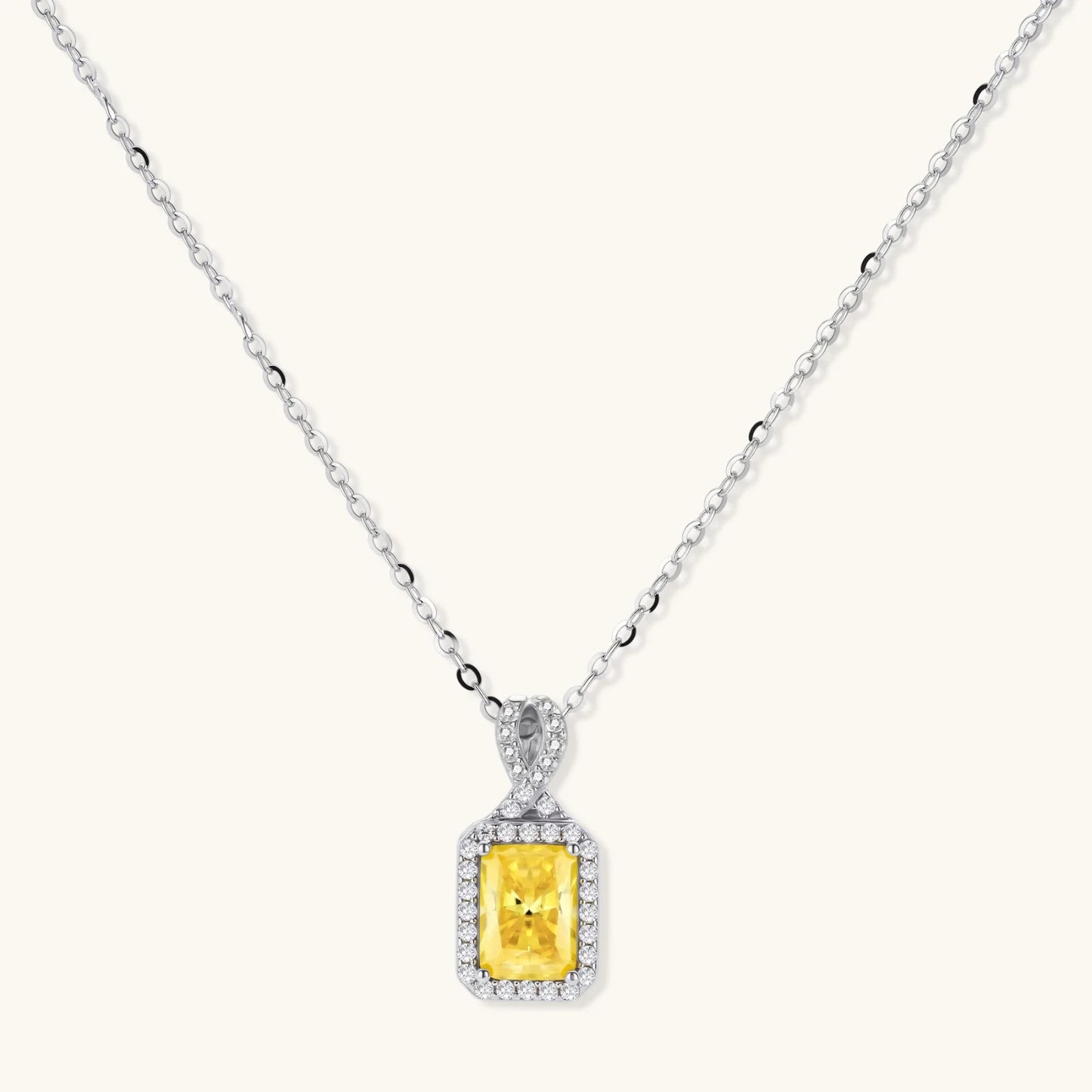 Golden Radiance Moissanite Set by Equanimity Essence.