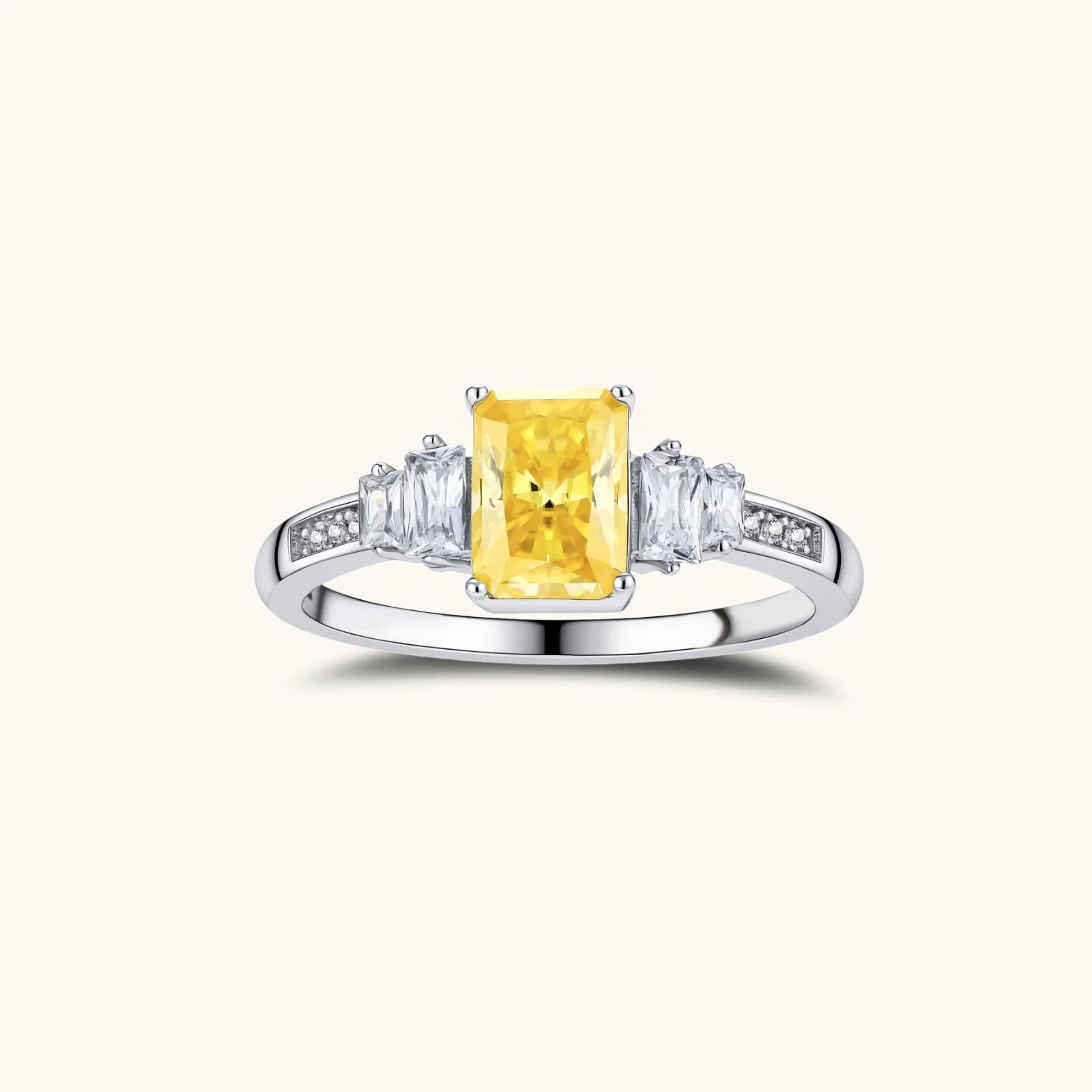 Golden Radiance Moissanite Set by Equanimity Essence.