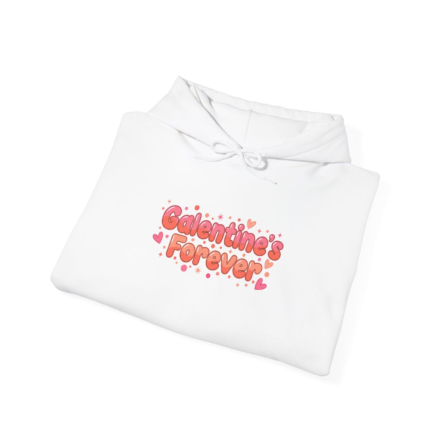 Galentines Forever Hoodie | Minimal Symbol of Lasting Friendship