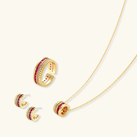 Royal Ruby Stack Set | Equanimity Essence by Equanimity Essence.