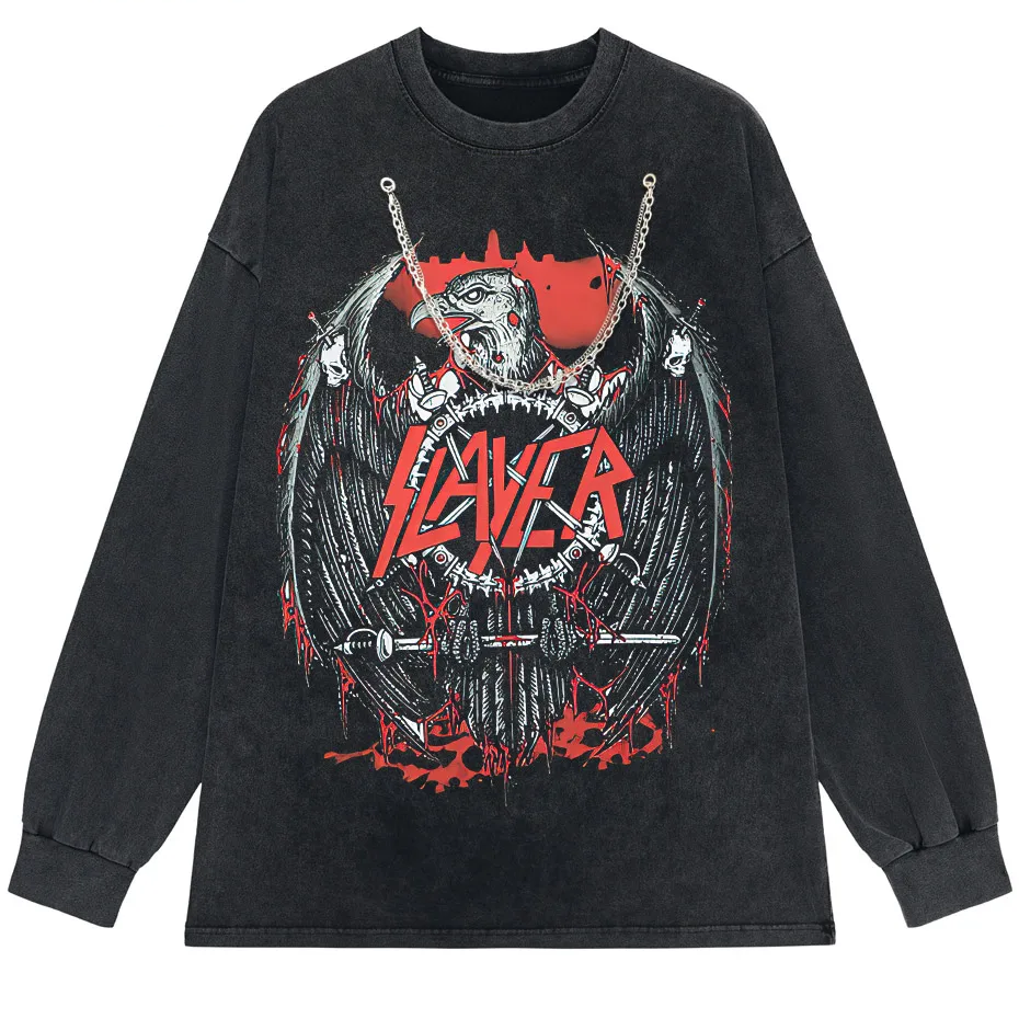 Vulture Graphic Harajuku Streetwear T-Shirt-5