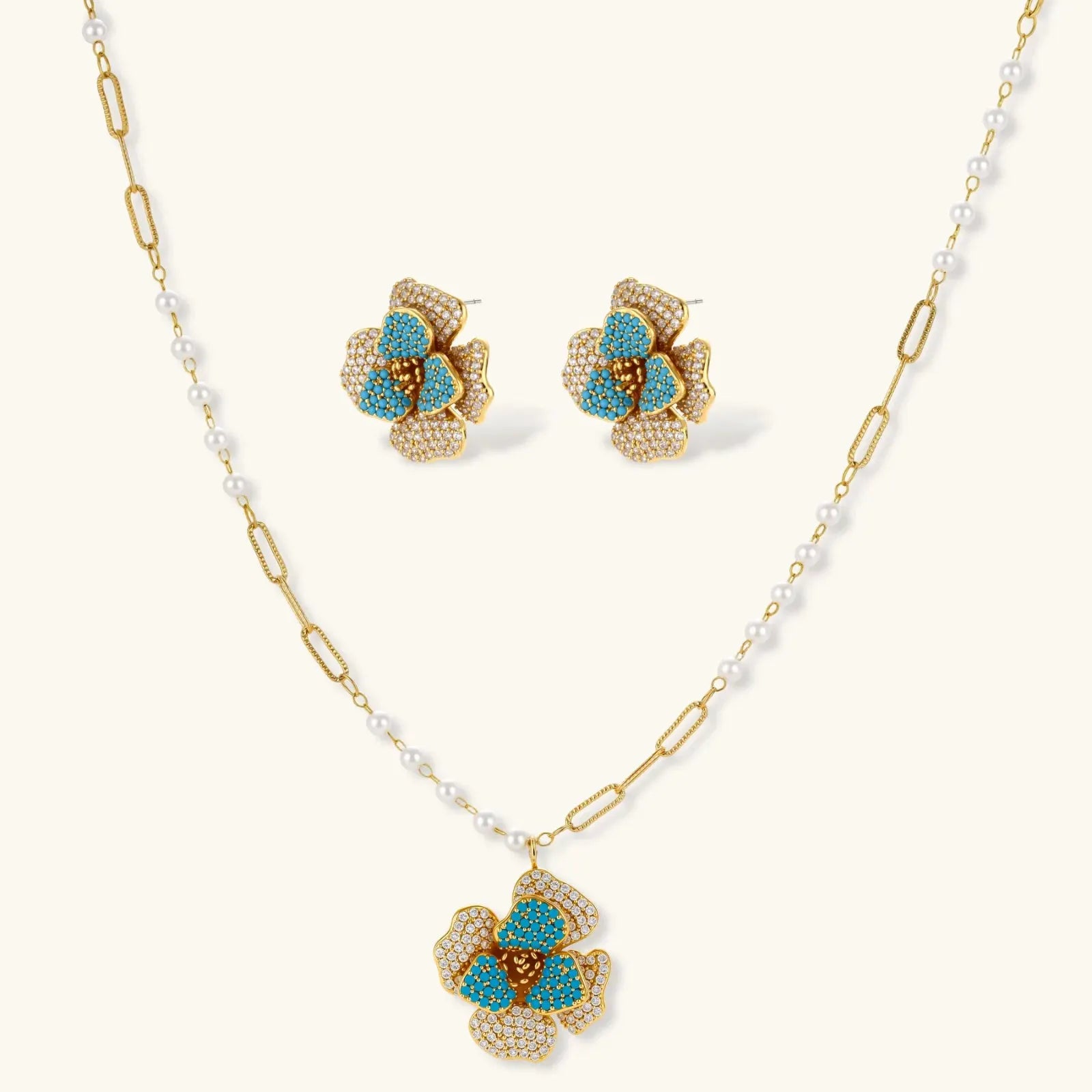 Blooming Sapphire Set by Equanimity Essence.