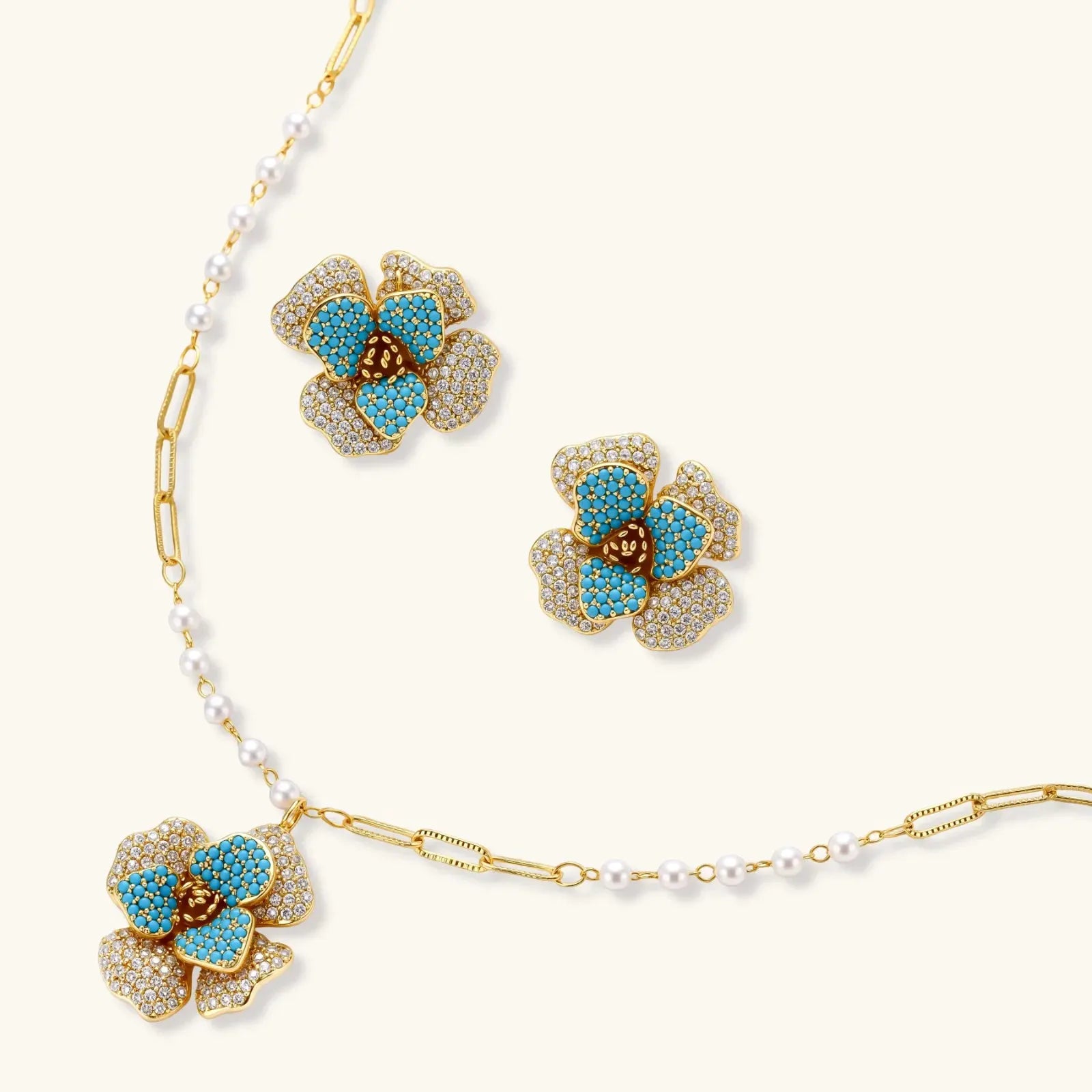 Blooming Sapphire Set by Equanimity Essence.
