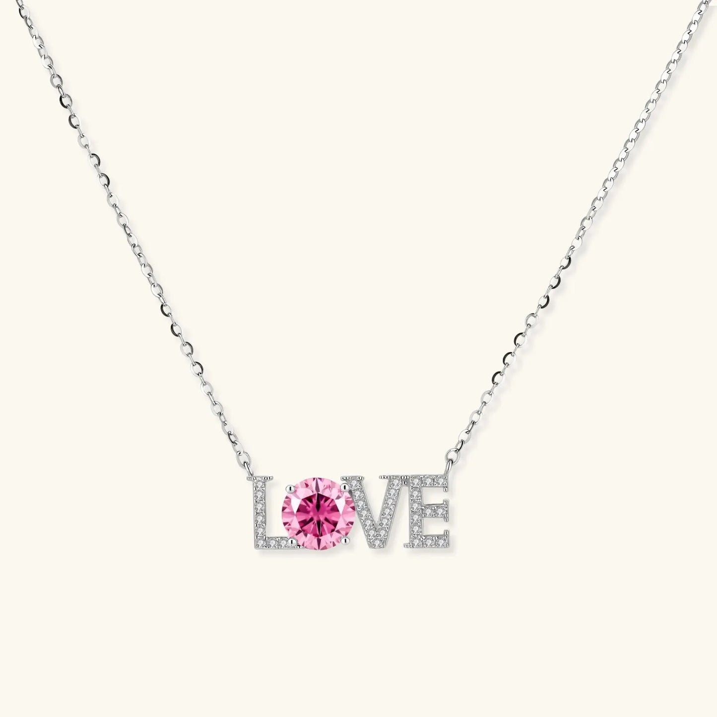 Love Statement Necklace by Equanimity Essence.