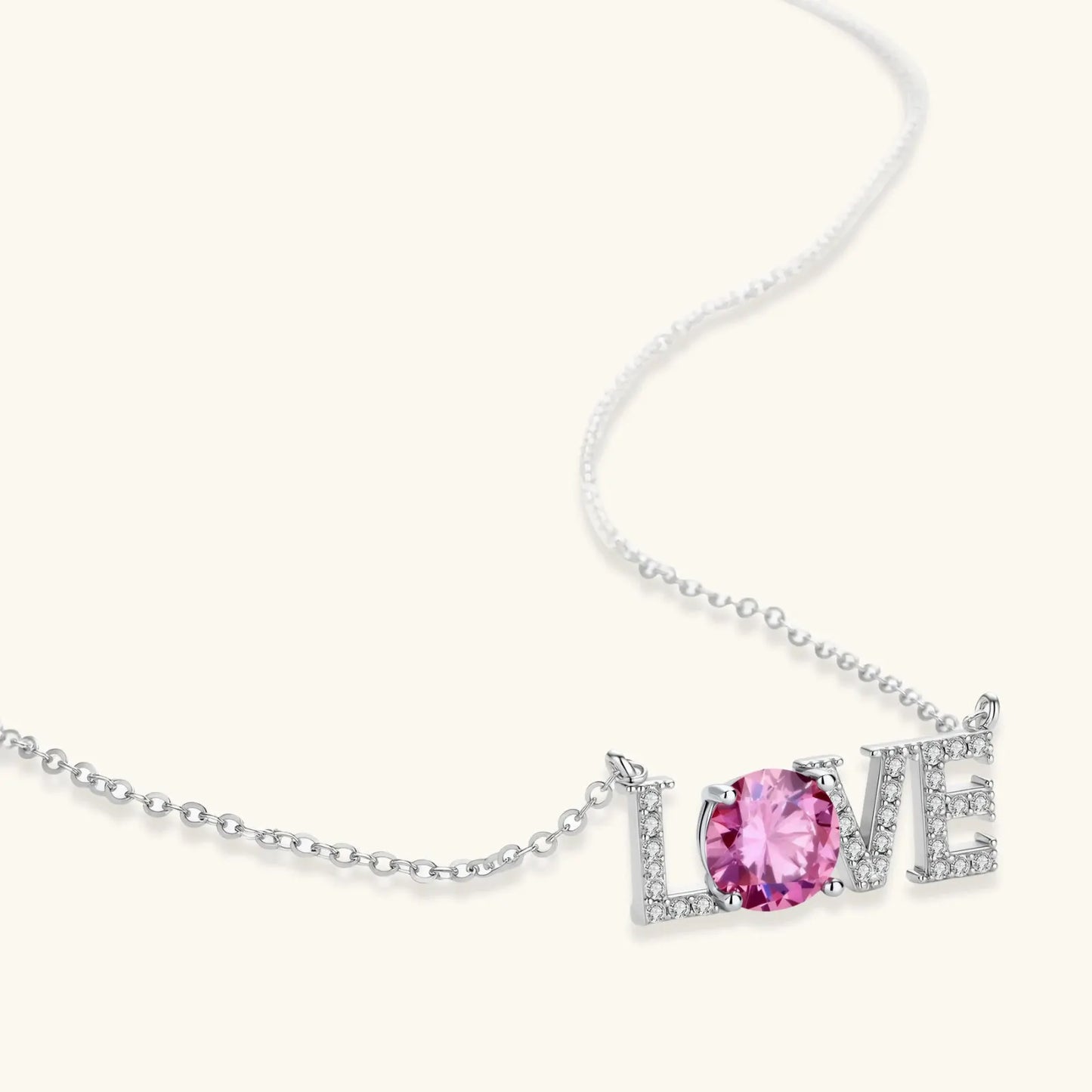 Love Statement Necklace by Equanimity Essence.