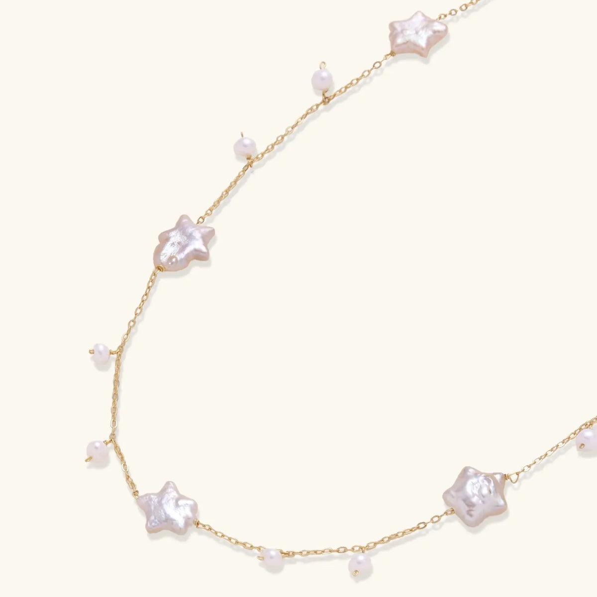 Celestial Pearl Stars Necklace | Equanimity Essence by Equanimity Essence.