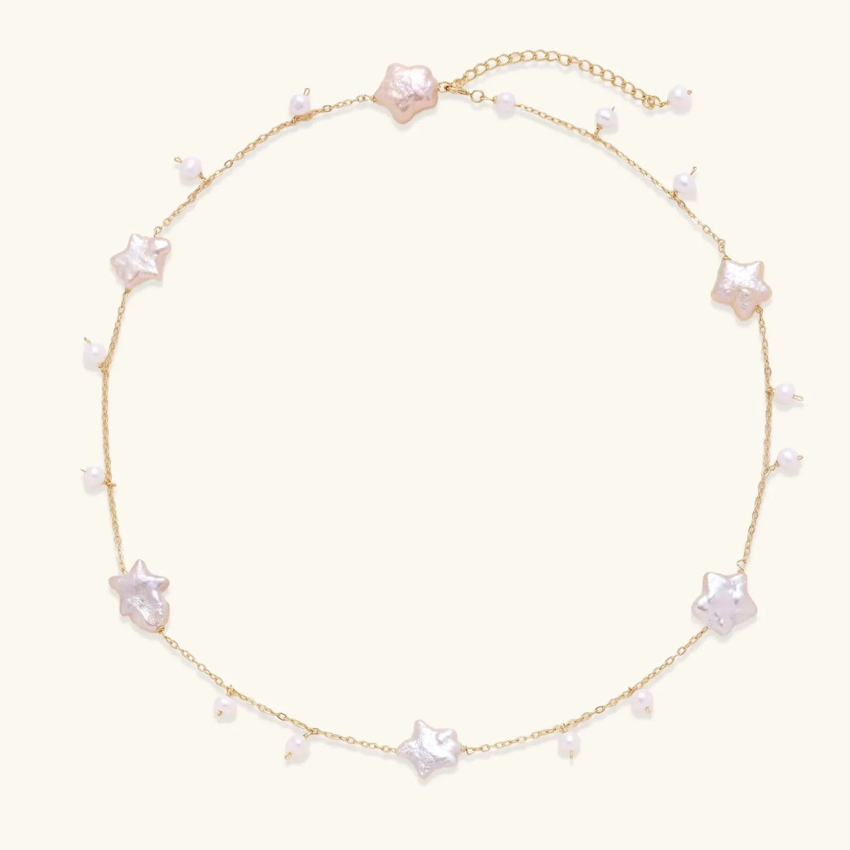 Celestial Pearl Stars Necklace | Equanimity Essence by Equanimity Essence.