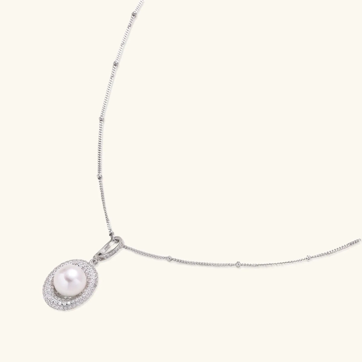 Pearl Halo Necklace | Equanimity Essence by Equanimity Essence.