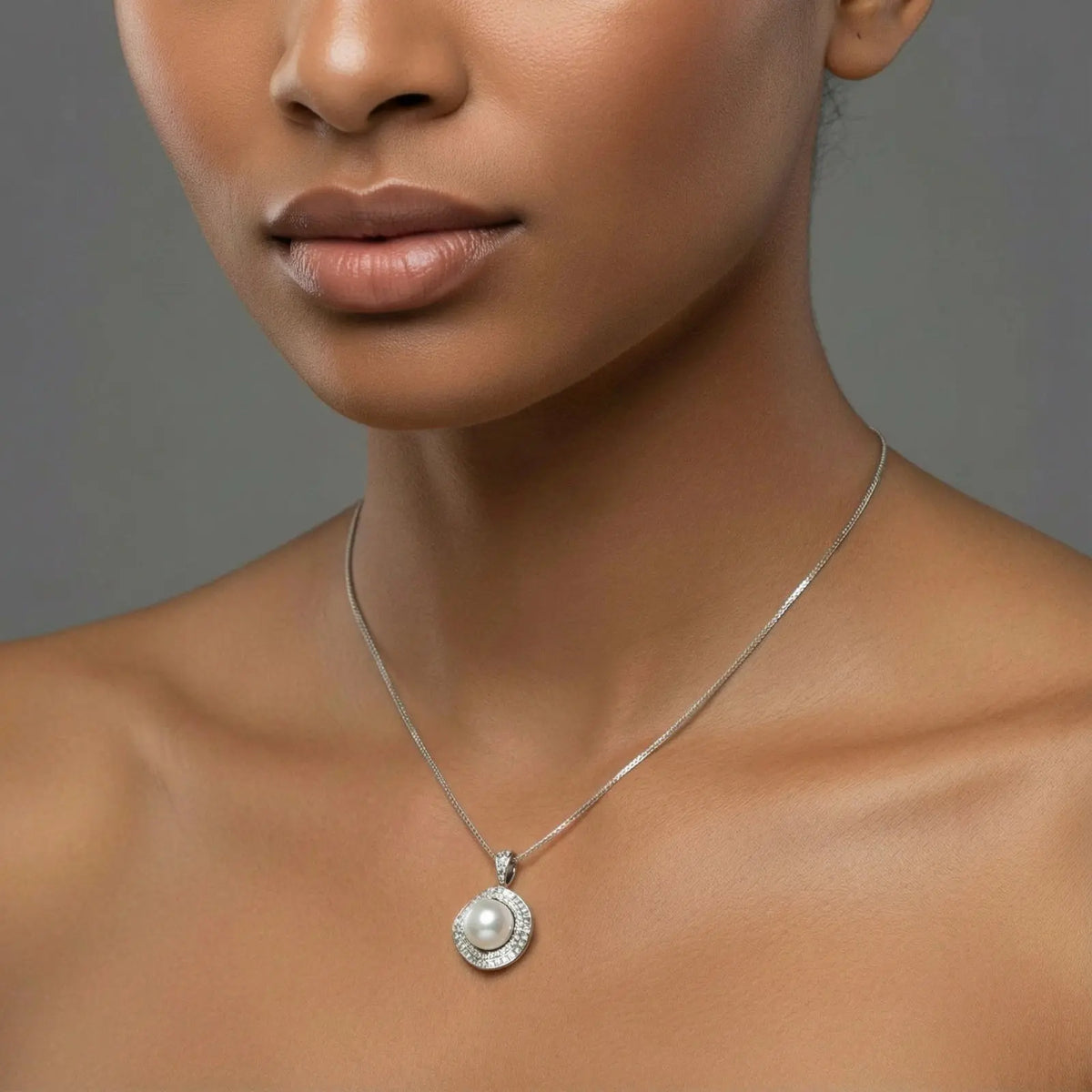 Halo Pearl Statement Necklace | Equanimity Essence by Equanimity Essence.