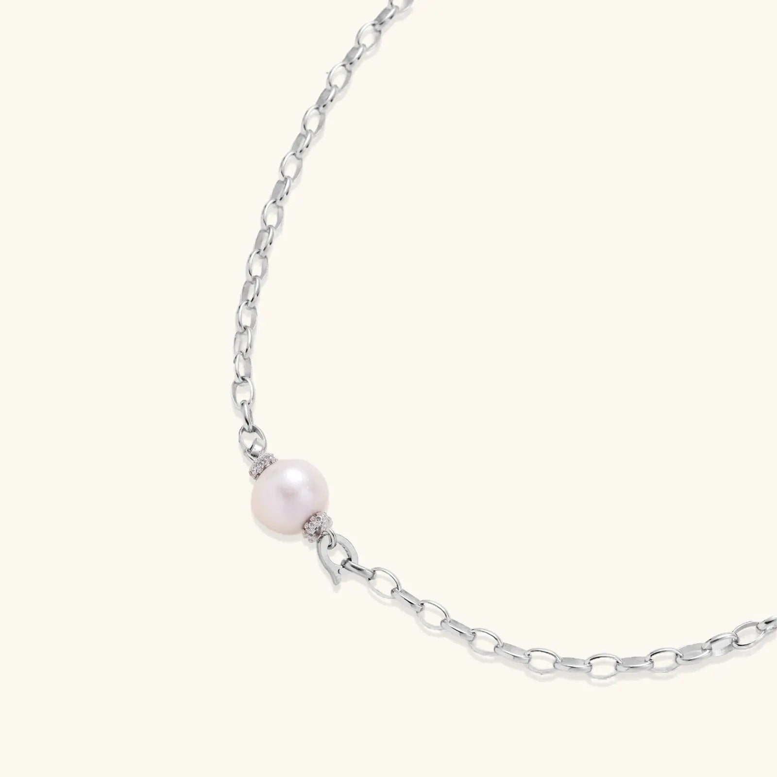 Luna Pearl Chain Necklace by Equanimity Essence.