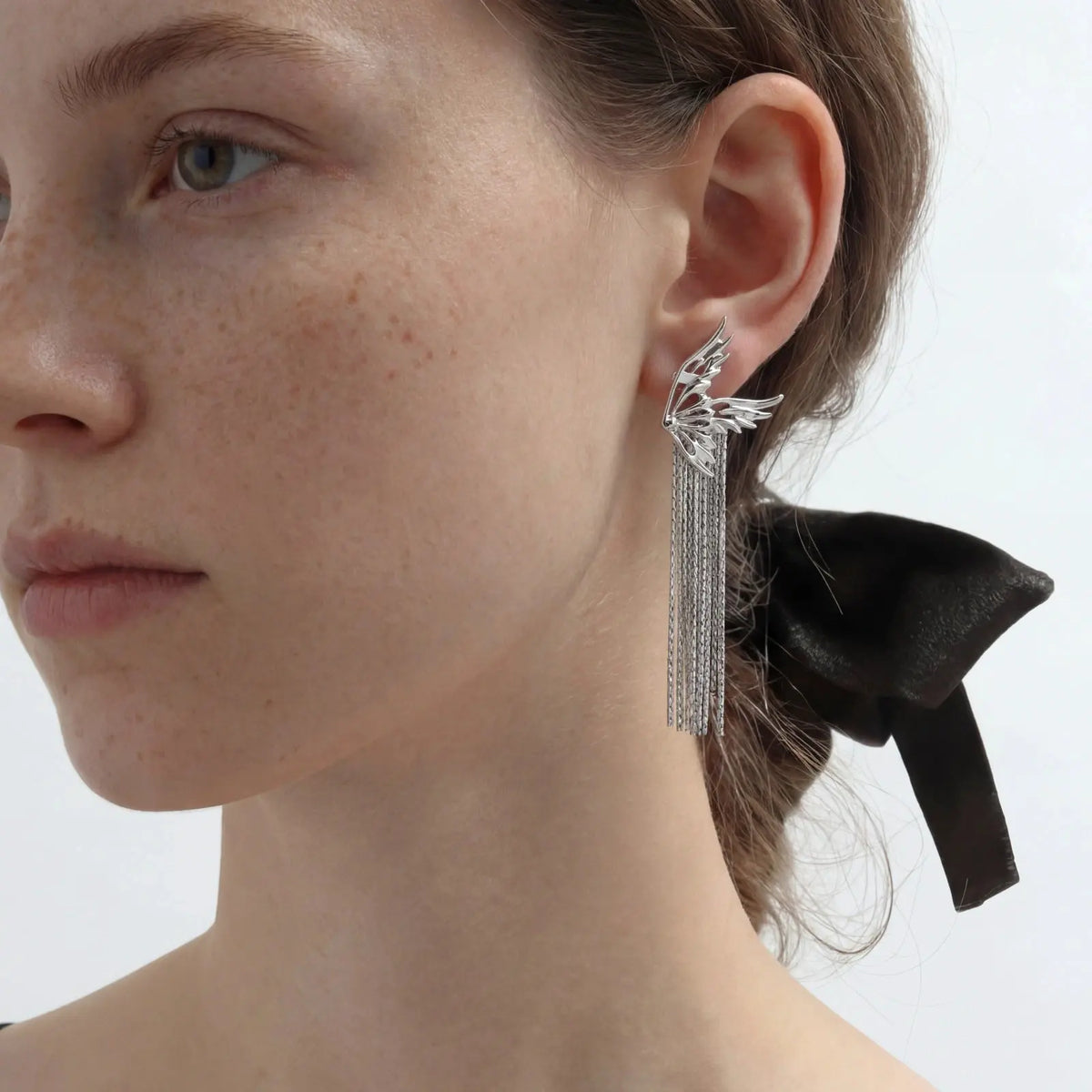 Celestial Wing Fringe Earrings | Equanimity Essence by Equanimity Essence.