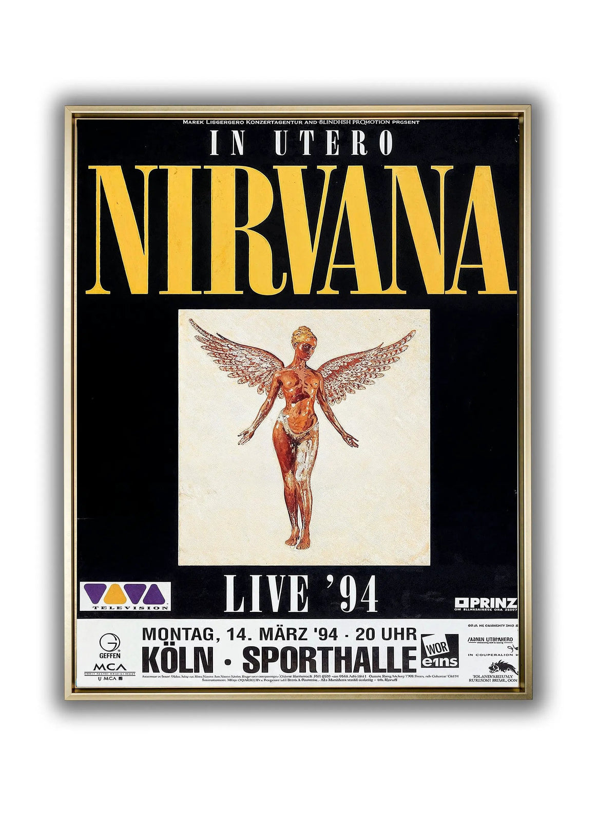 Nirvana Poster-"In the Uter" by Gtaart.ca