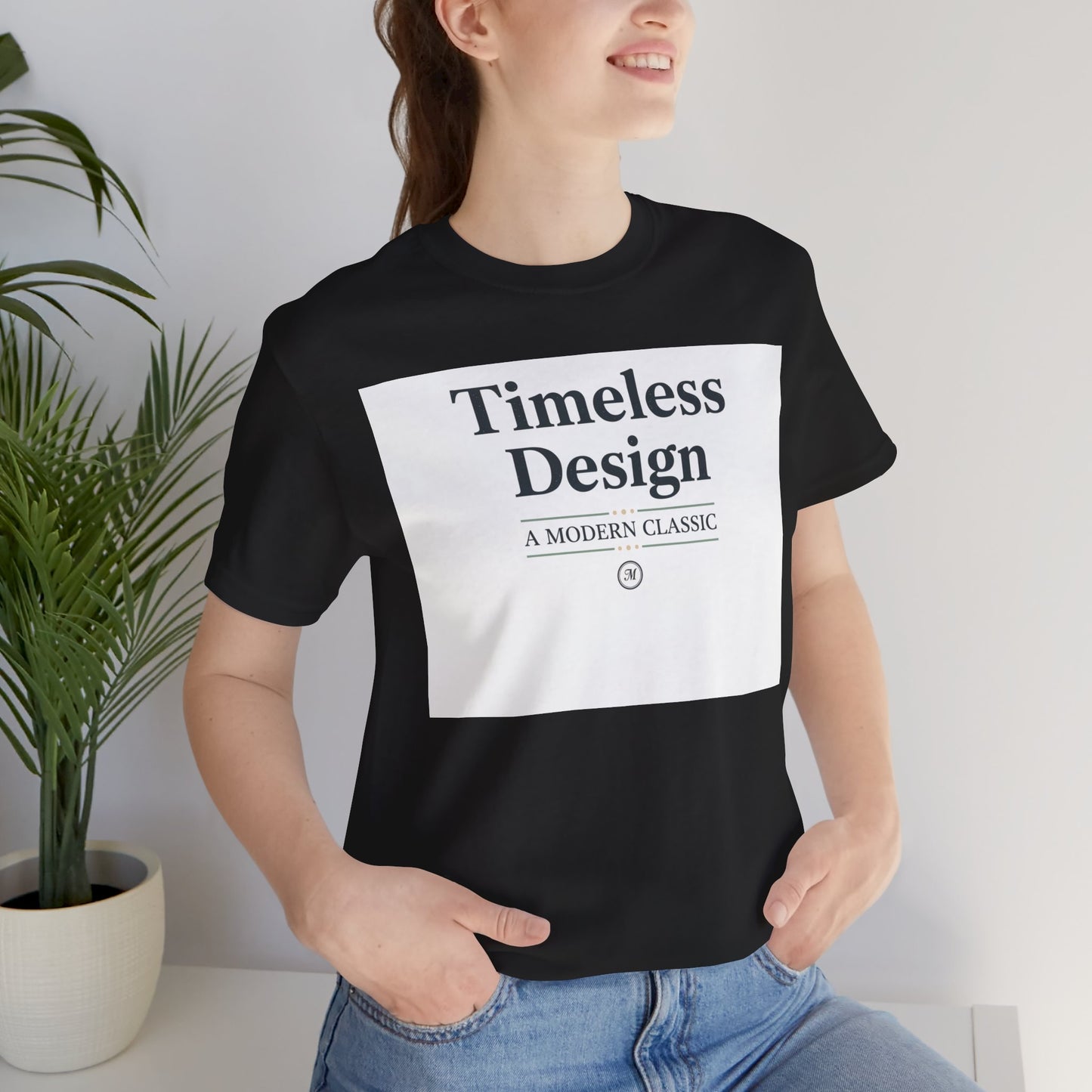 Timeless Design Serif Font Shirt | Literary Aesthetic Tee