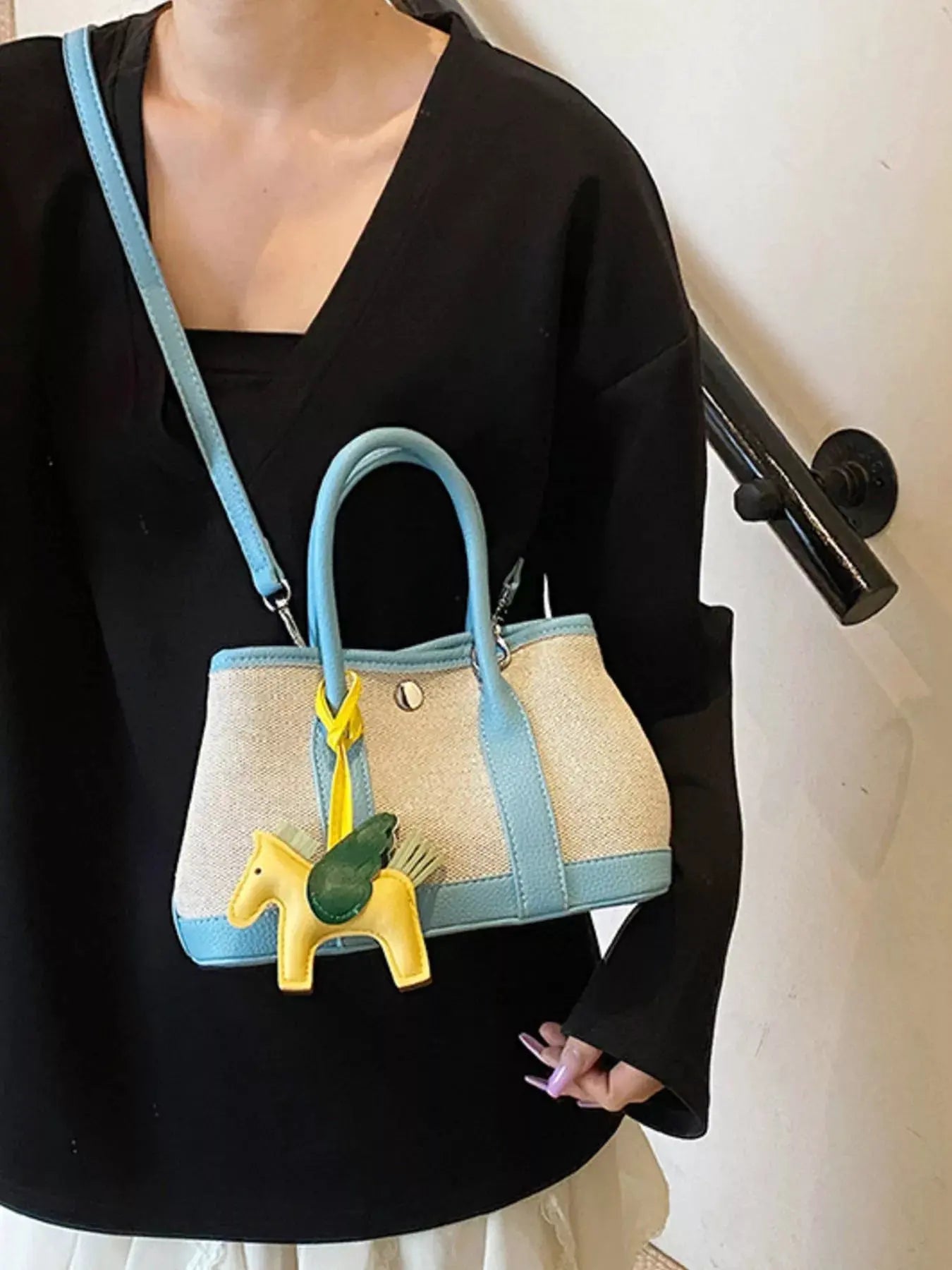 Contrast Crossbody Bag by Partner Label