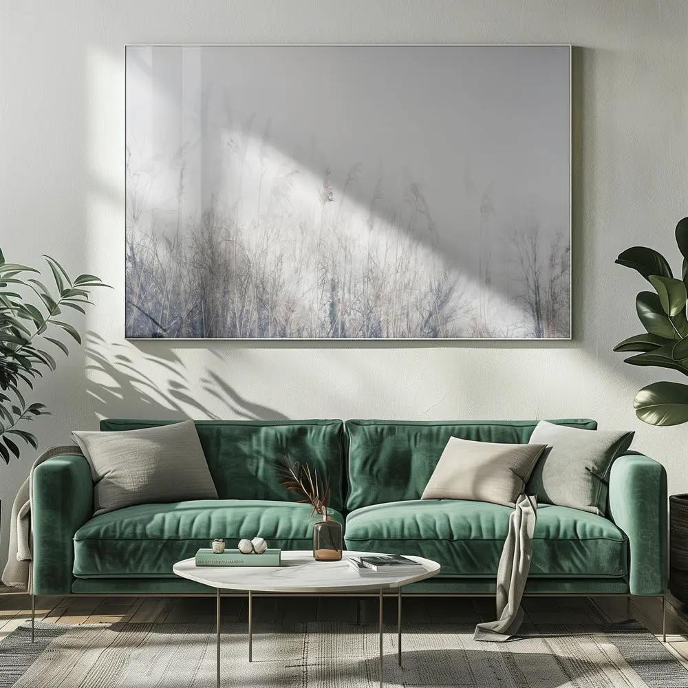 Wall art Landscape of reeds and grass by Imaginative