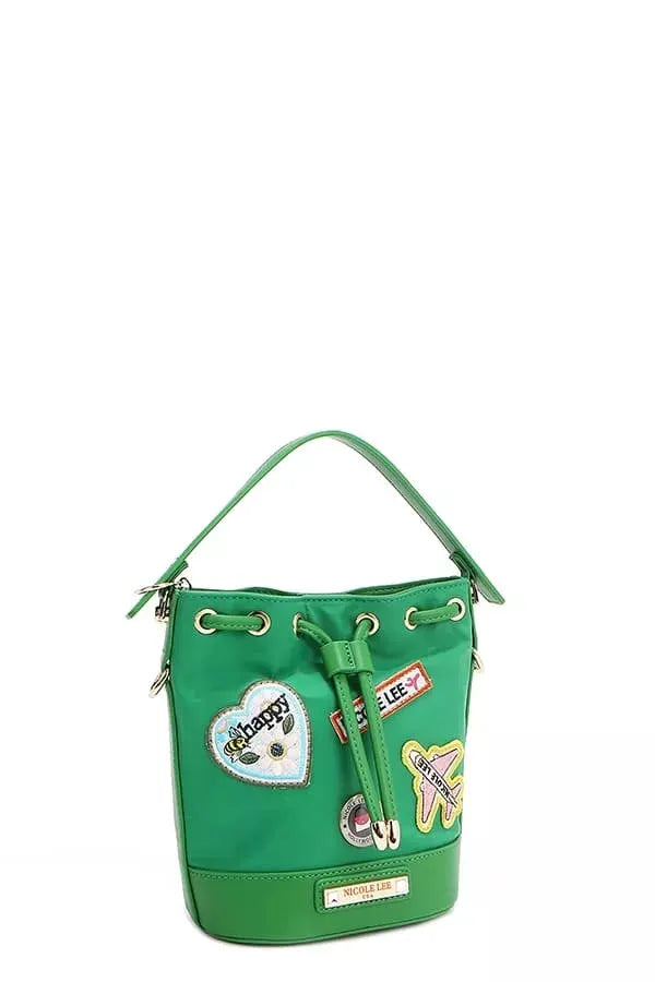 Nicole Lee USA Color Patch Bucket Bag by Nicole Lee USA
