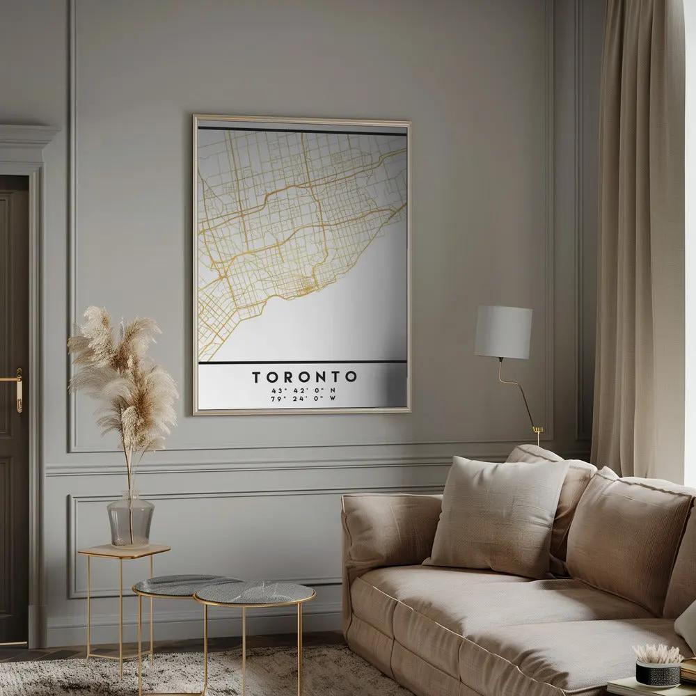 1 Maps 16 Canvas Print by Emiliano Deificus