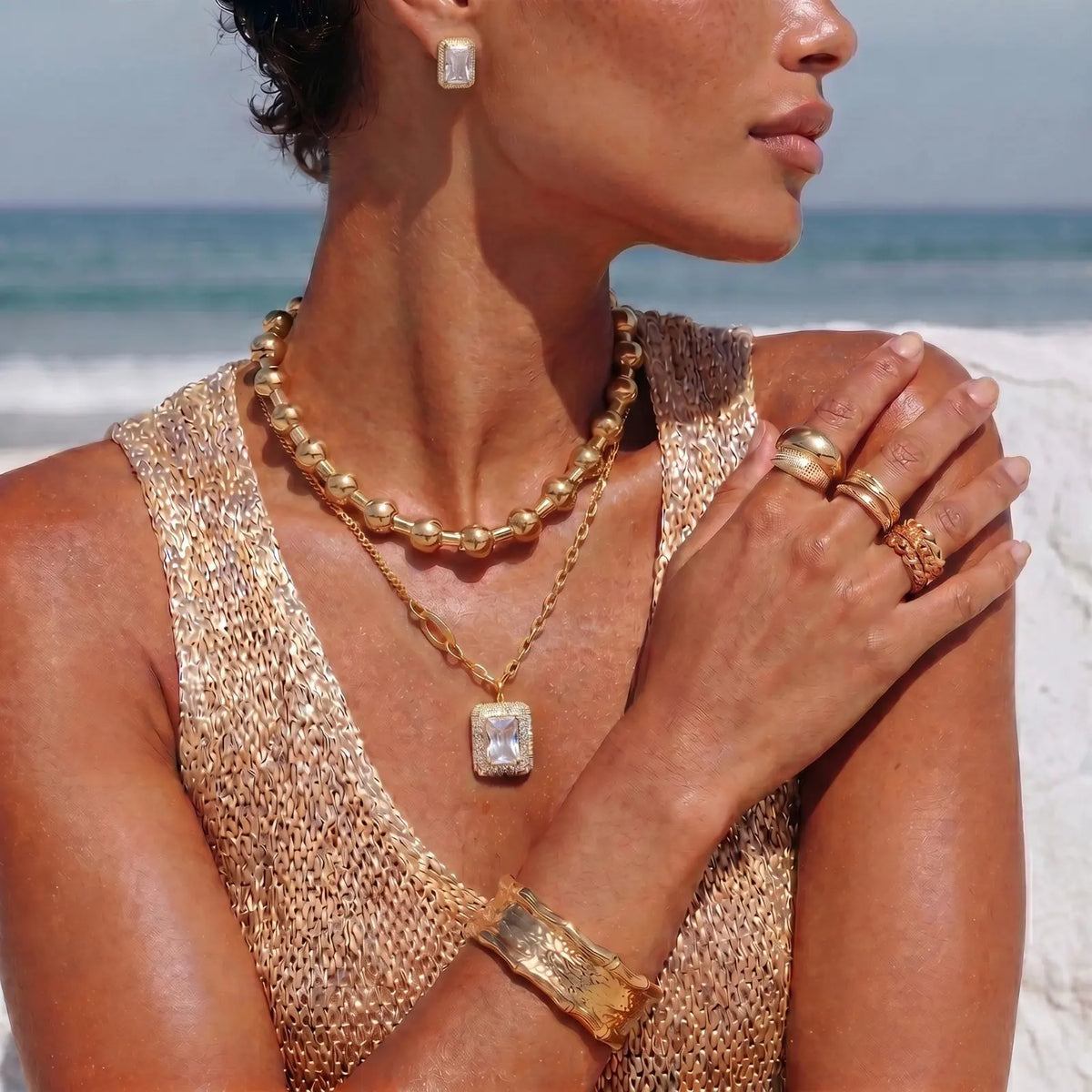 Emerald Cut Halo Set | Equanimity Essence by Equanimity Essence.