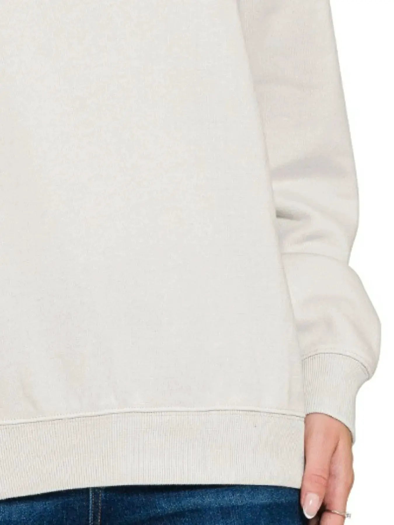 Zenana Fleece Crewneck Long Sleeve Sweatshirt by Zenana