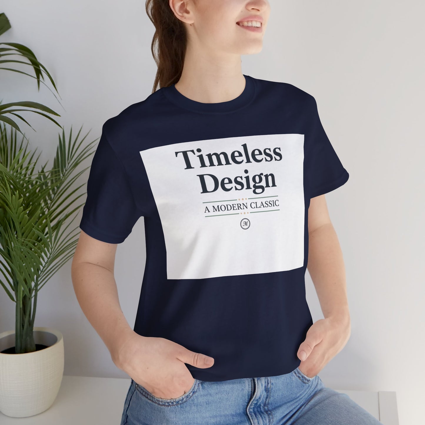 Timeless Design Serif Font Shirt | Literary Aesthetic Tee