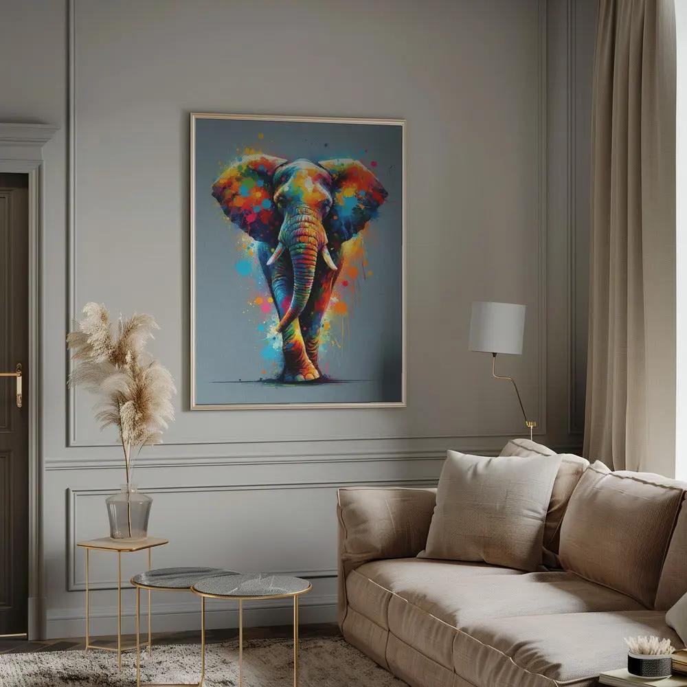 Wall art The Elephant by Andreas Magnusson