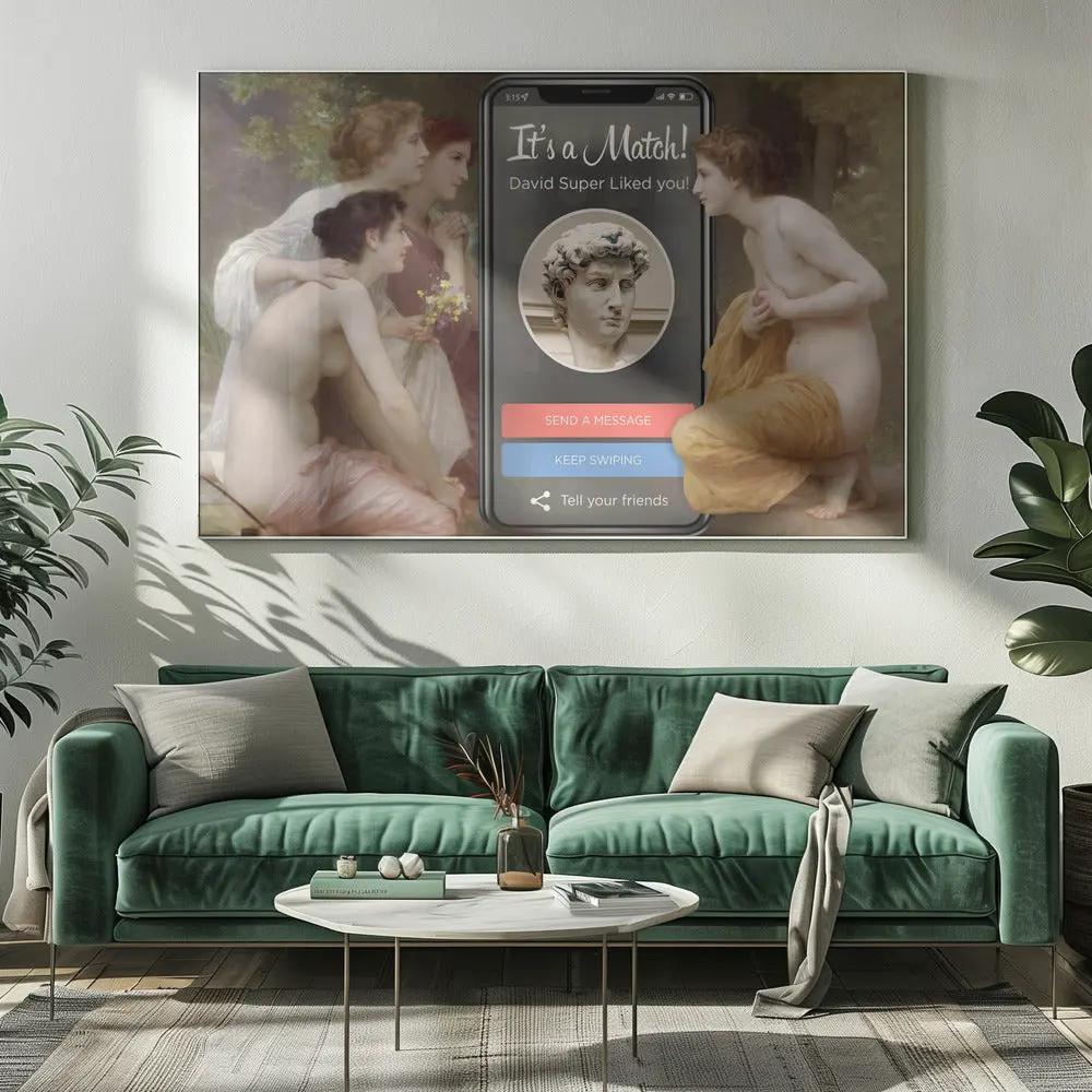 Wall art David Match by Dikhotomy
