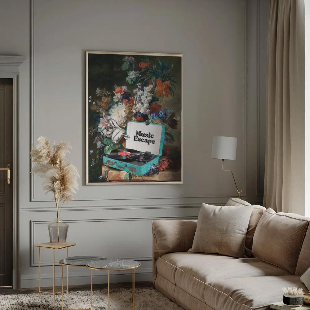 Music Escape- Canvas Print by Dikhotomy